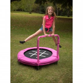 Jumpking 48 Inch Indoor Outdoor Fun Tic Tac Toe Bouncer For Kids In Pink