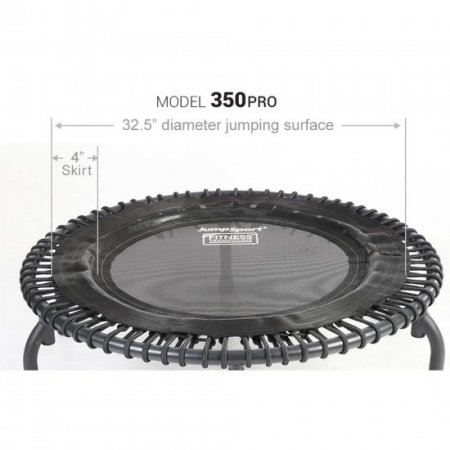 JumpSport 350 PRO Indoor Lightweight 39 Round Fitness Trampoline