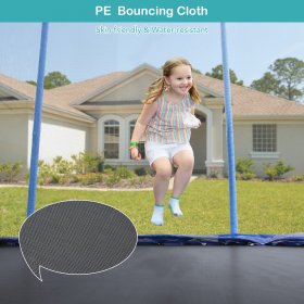 Maxkare 10FT Trampoline with Safety Enclosure for kids & adults, 264 lbs Weight Capacity Outdoor