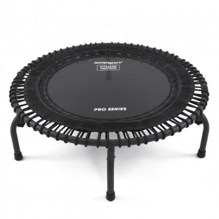 JumpSport 550f PRO Indoor Lightweight 44-Inch Folding Fitness Trampoline, Black