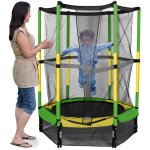 Bounce Pro 55-Inch My First Trampoline, with Safety Enclosure, Green