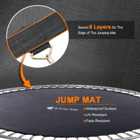 Exacme 16' Round Trampoline with Safety Enclosure