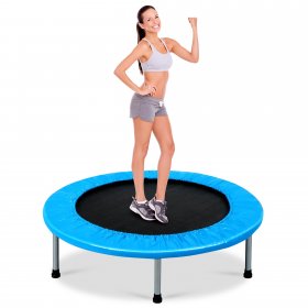 Costway 38 Rebounder Trampoline Adults and Kids Exercise Workout w/ Padding & Springs