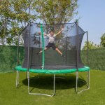 Trujump 12 ft Trampoline with Enclosure, Green