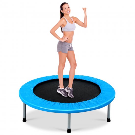 Costway 38 Rebounder Trampoline Adults and Kids Exercise Workout w/ Padding & Springs