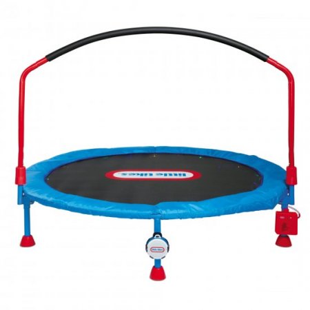 Little Tikes 4.5-ft. Lights 'n Music Trampoline, with Music, Lights, and Bluetooth Connectivity