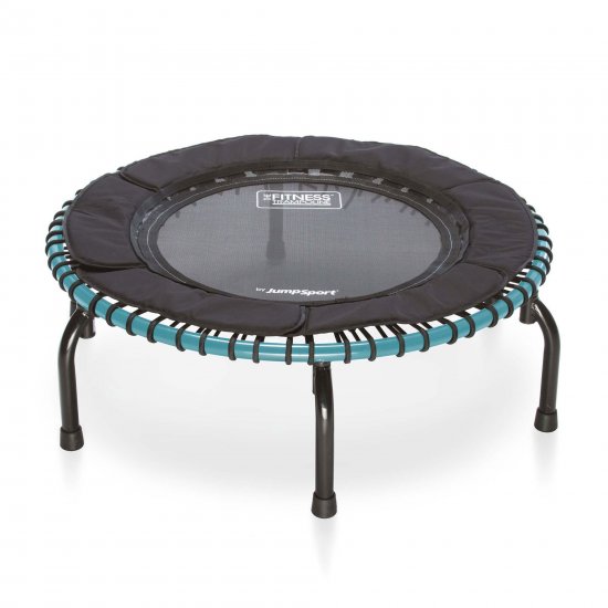 JumpSport 250 Lightweight Fitness Trampoline w/ EnduroLast Cords, Teal