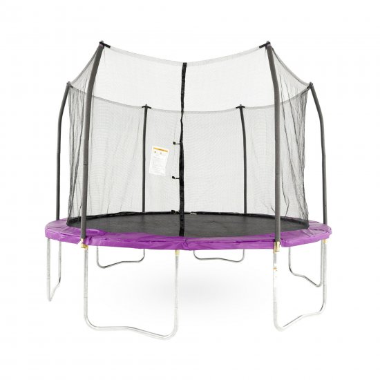 Skywalker Trampolines 12\' Trampoline, with Safety Enclosure, Purple