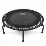 JumpSport 550f PRO Indoor Lightweight 44-Inch Folding Fitness Trampoline, Black