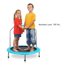 SereneLife SLSPT365 Jumping Fun Sports Trampoline, Kids Size