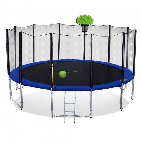 Exacme 16\' Round Trampoline with Safety Enclosure